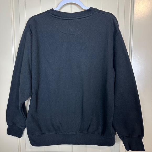 Back to The Future Universal City‎ Studios black crewneck sweatshirt sz L - Picture 3 of 3